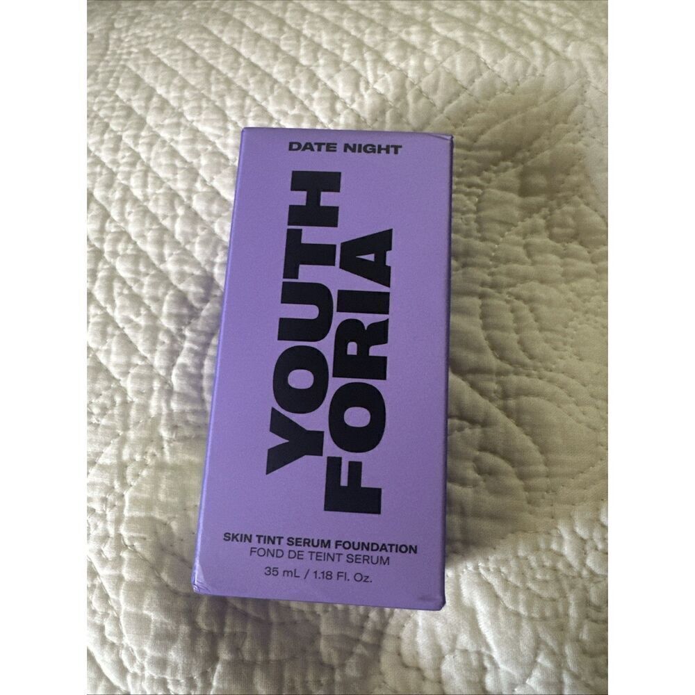 Youthforia Date Night Skin Tint Serum Foundation, Light-Medium Coverage 360